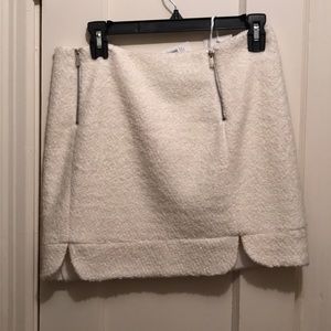 Winter white skirt